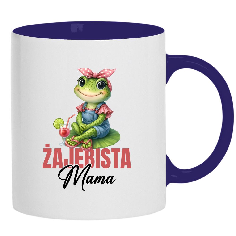 Żajebista mama 3 kubek ucho kolor kolor navy