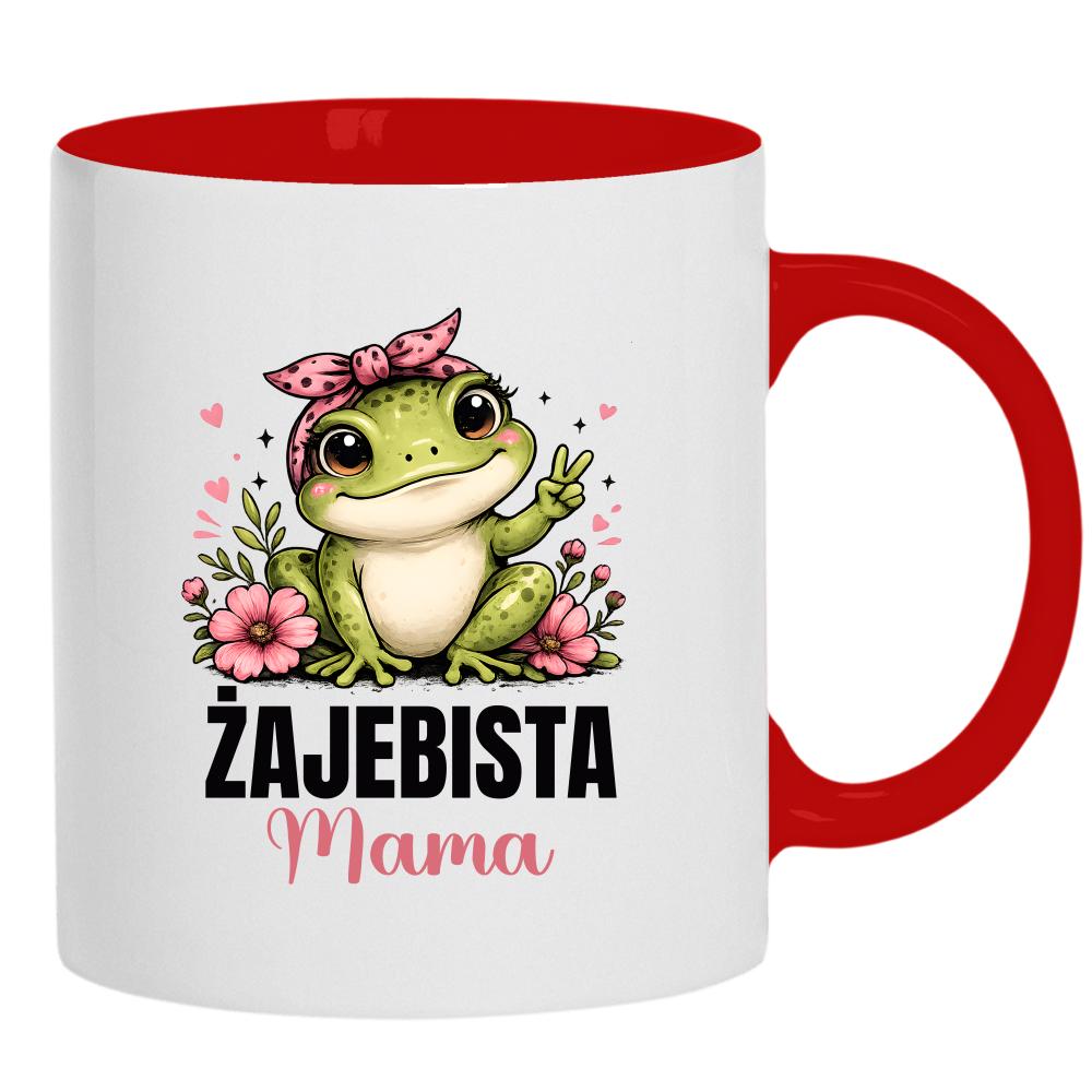 Żajebista mama 4 kubek ucho kolor