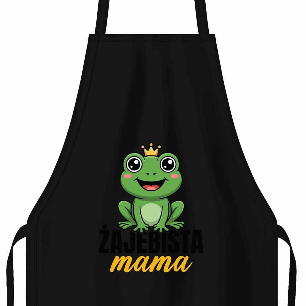 Żajebista mama 5 fartuch kolor miętowo zielony