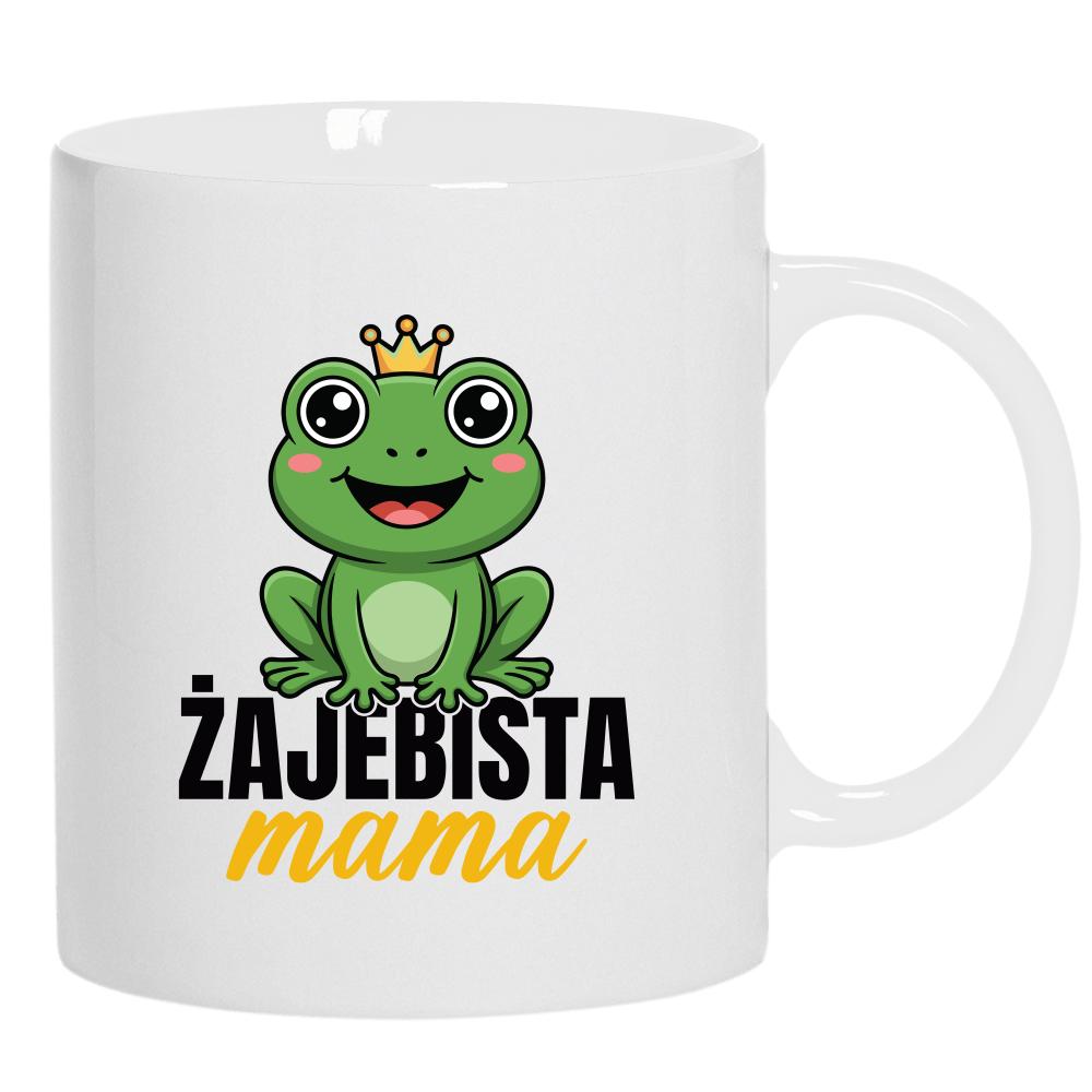 Żajebista mama 5 kubek ucho kolor kolor biały
