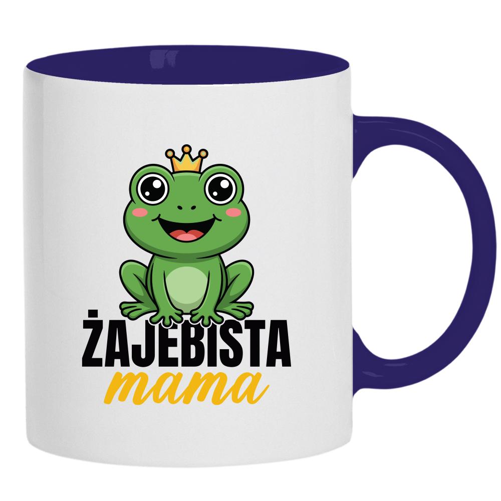 Żajebista mama 5 kubek ucho kolor kolor navy