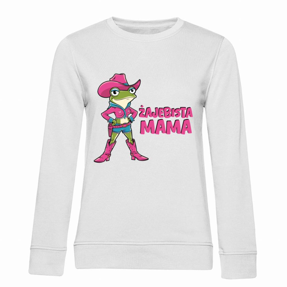 Żajebista mama bluza damska bez kaptura
