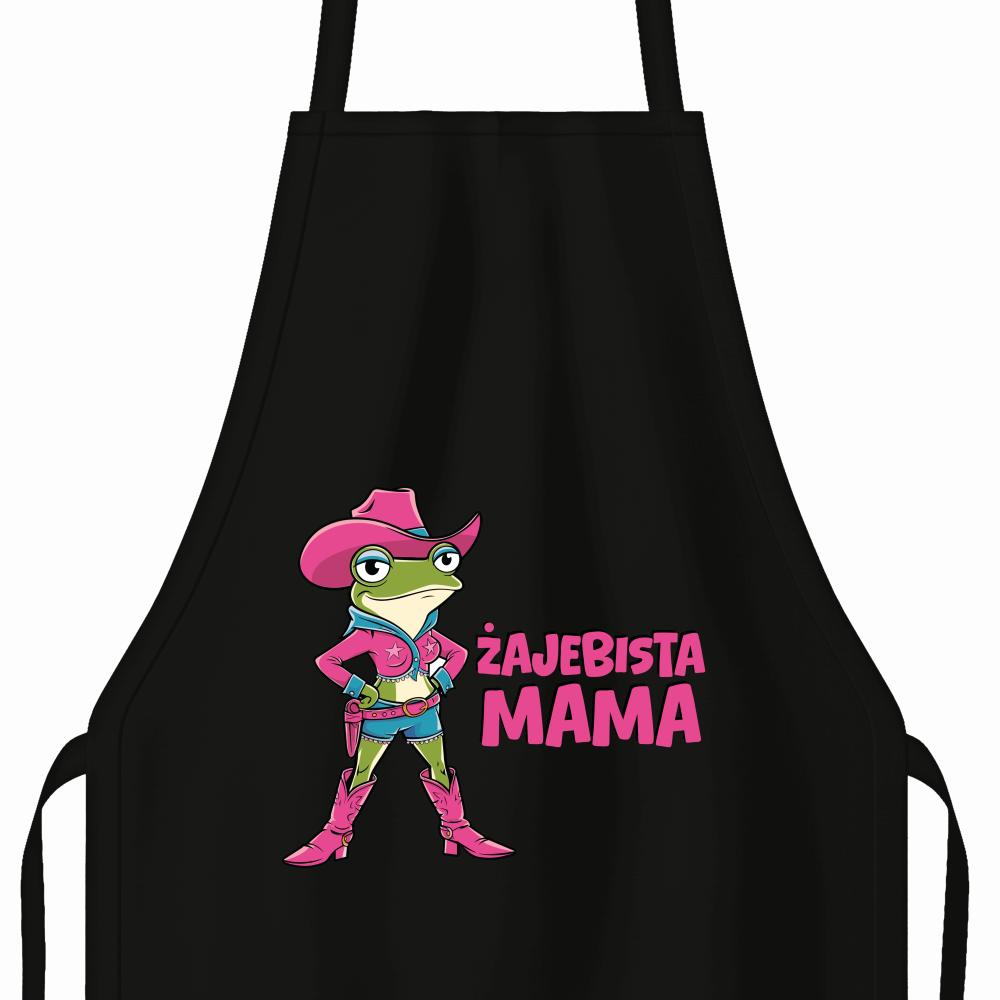 Żajebista mama fartuch kolor czerwony