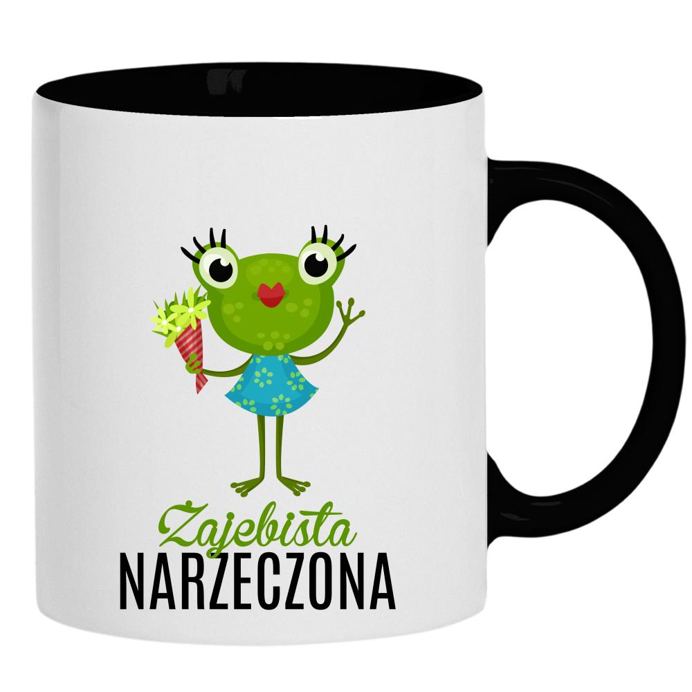 Żajebista Narzeczona kubek ucho kolor kolor czarnyy