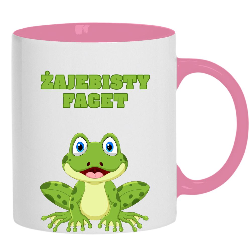 Żajebisty Facet kubek ucho kolor kolor różowy