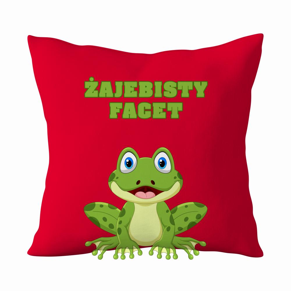 Żajebisty Facet poduszka kolor czerwony