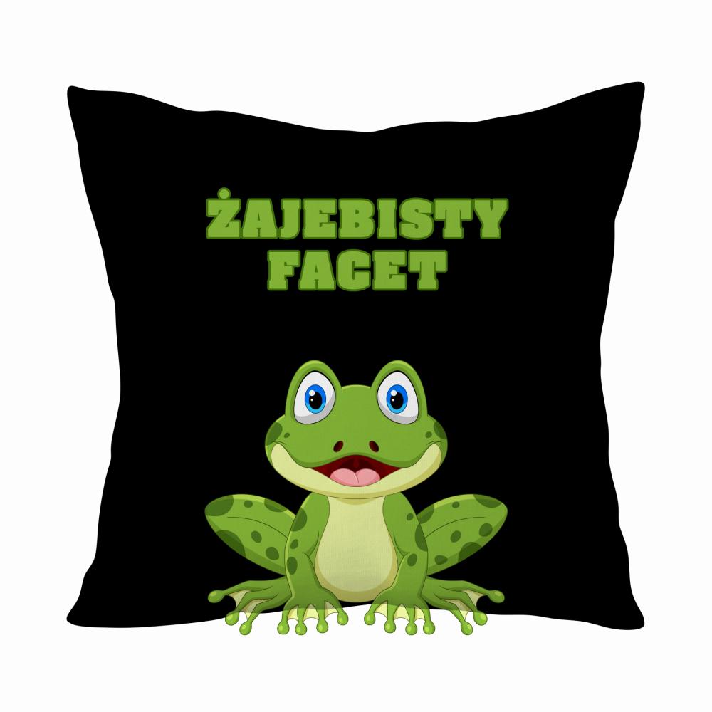 Żajebisty Facet poduszka kolor zielony