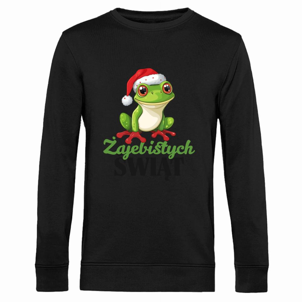 Żajebistych Świąt 2 bluza męska bez kaptura kolor pomarańczowa koszulka