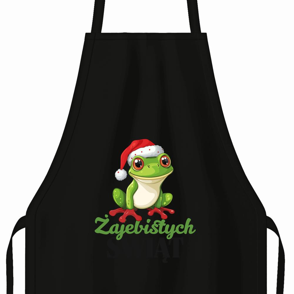 Żajebistych Świąt 2 fartuch kolor niebieski