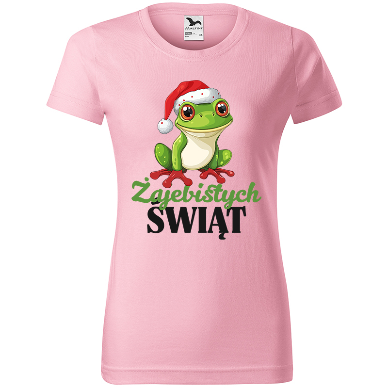 Żajebistych Świąt 2 koszulka damska kolor koszulka różowa