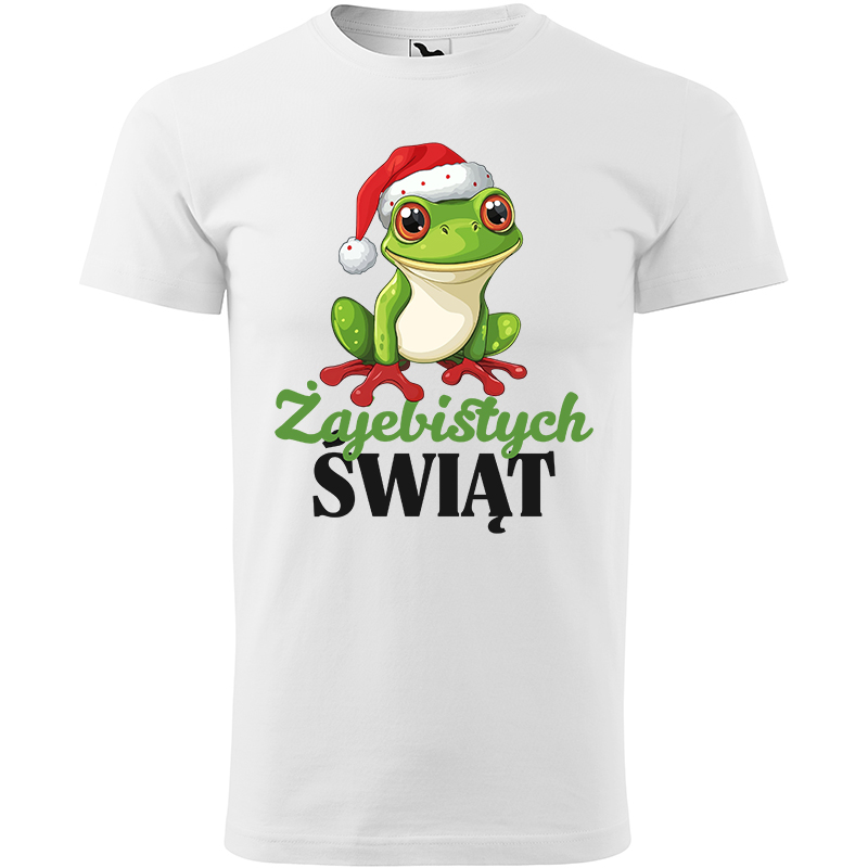 Żajebistych Świąt 2 koszulka męska kolor biały