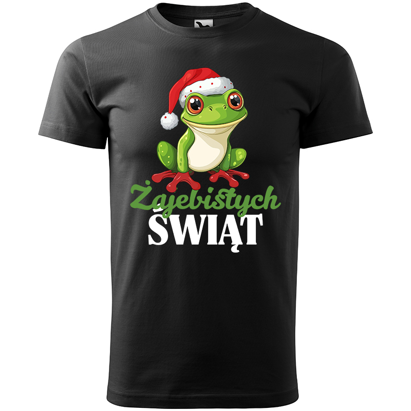 Żajebistych Świąt 2 koszulka męska kolor czarny