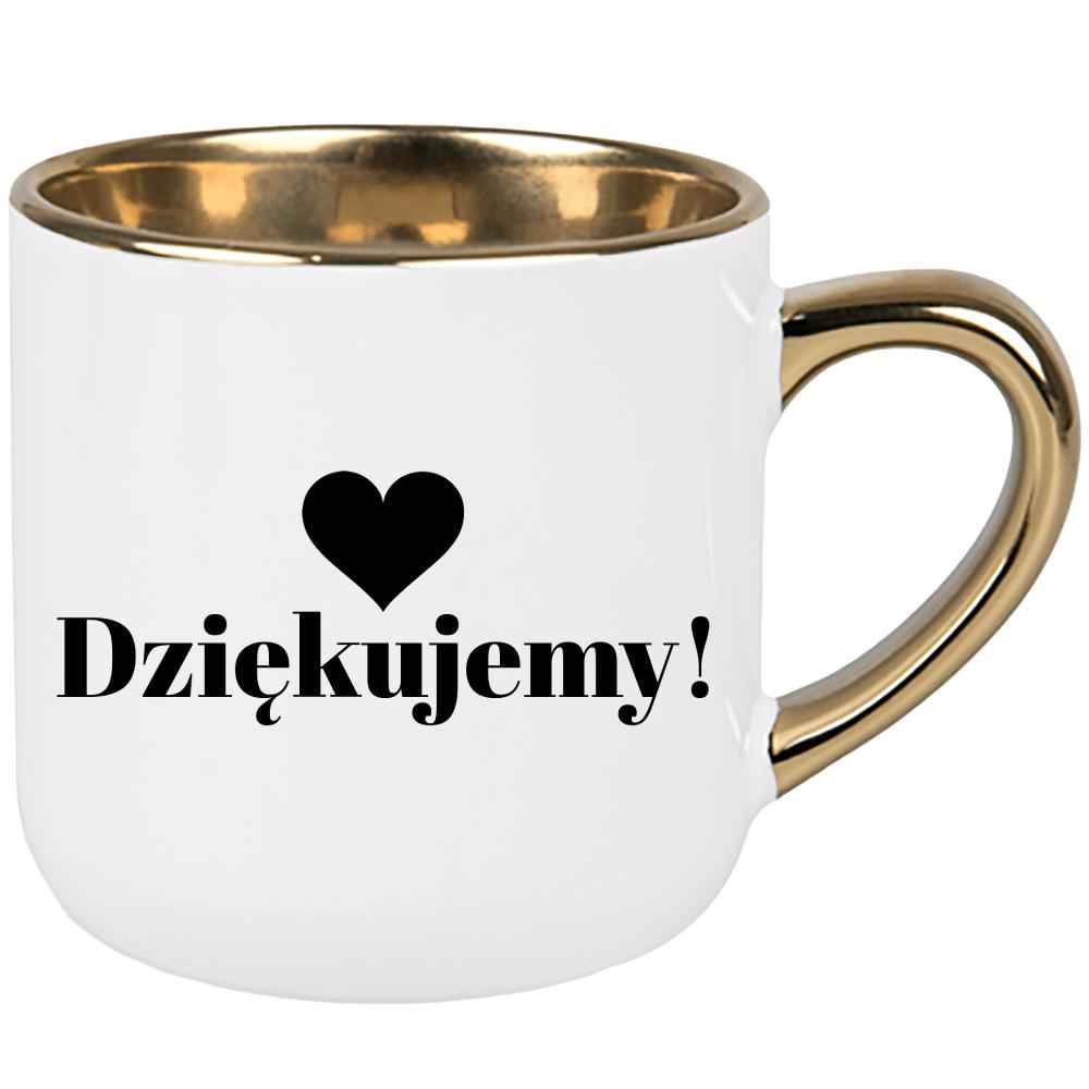 Zakończenie Roku Szkolnego Dziękujemy! kubek elegant duży kolor biały