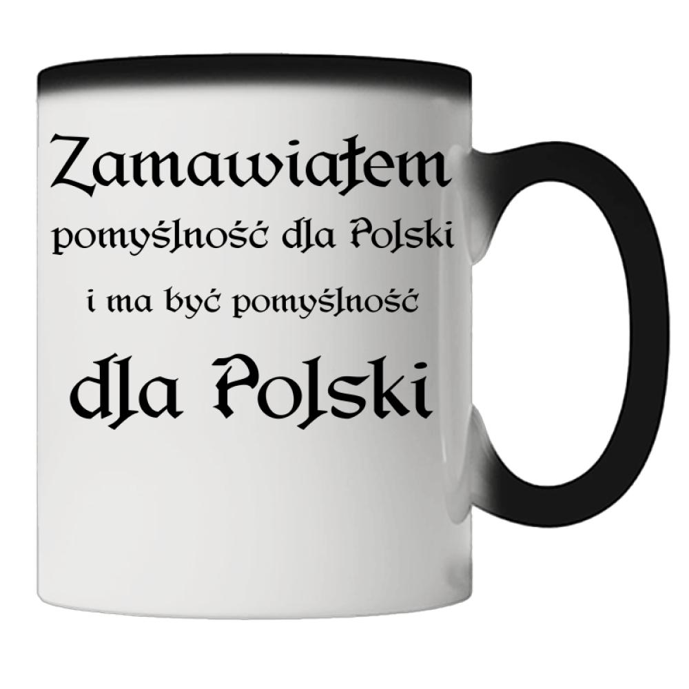 Zamawiałem pomyślność dla Polski kubek magiczny kolor red