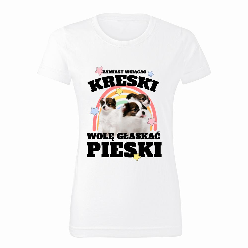 Zamiast wciągać Kreski koszulka damska