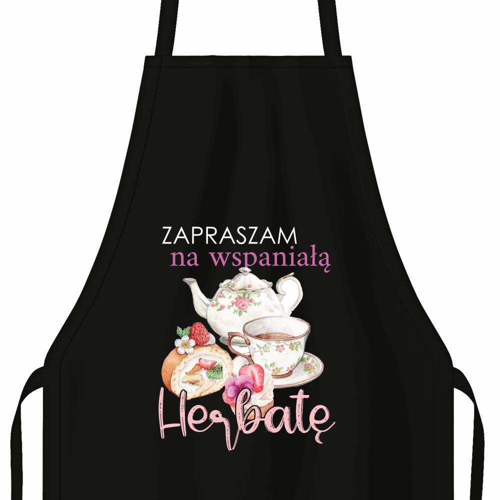 Zapraszam na wspaniałą herbatę fartuch