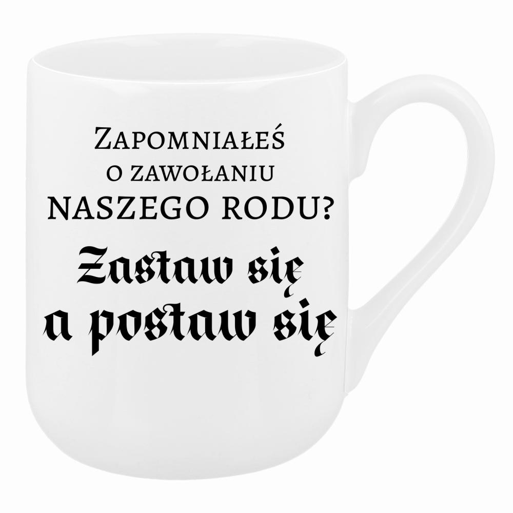 Zastaw się, a postaw się kubek coffee kolor biały