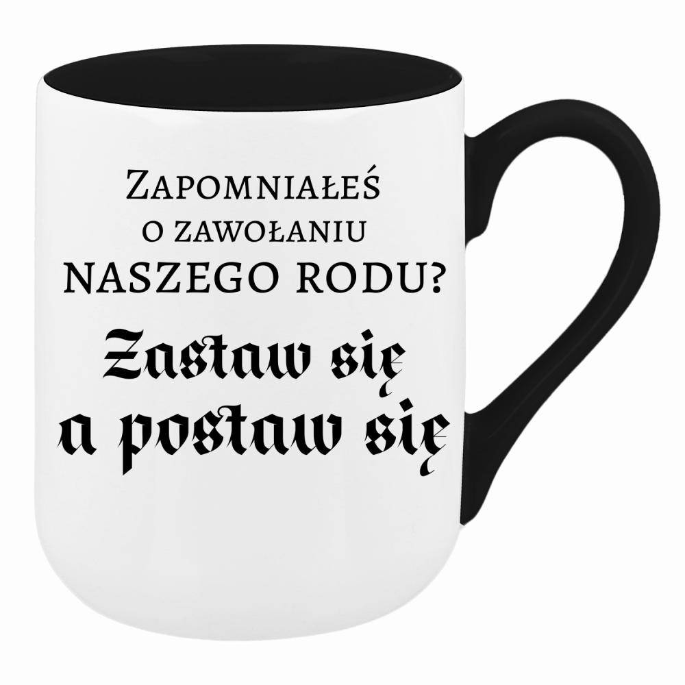 Zastaw się, a postaw się kubek coffee kolor żółty