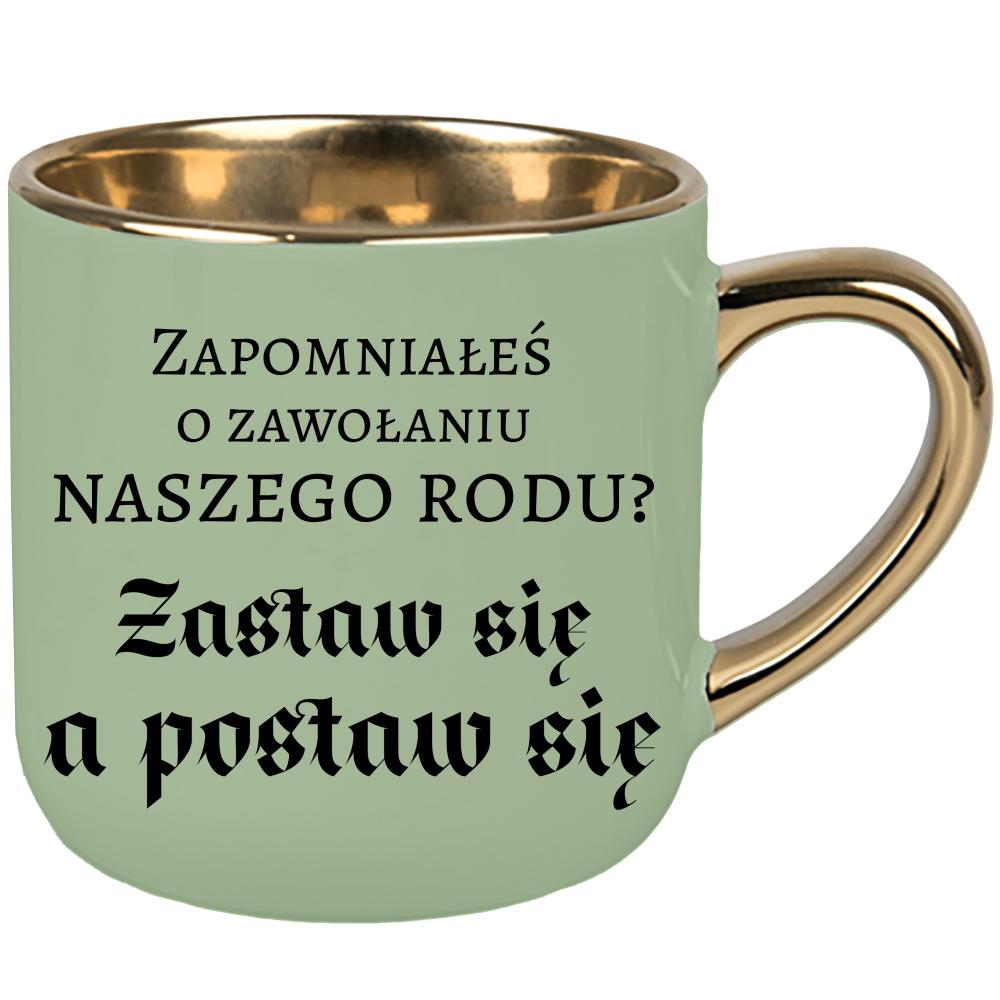 Zastaw się, a postaw się kubek elegant duży kolor zielony 2