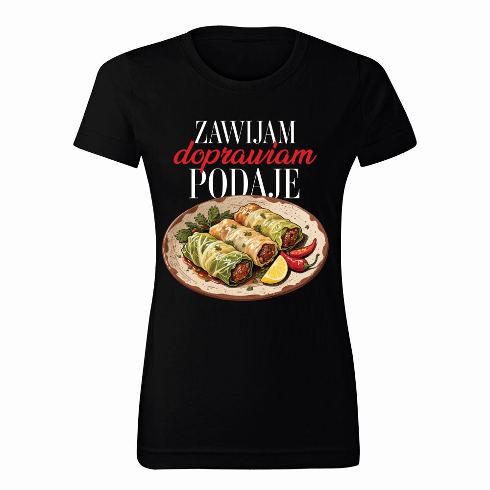Zawijam, doprawiam, podaję koszulka damska