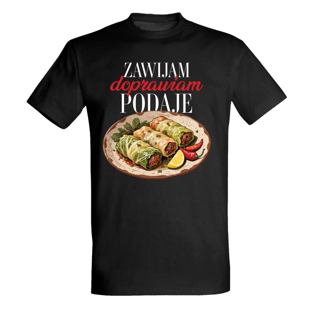 Zawijam, doprawiam, podaję koszulka męska