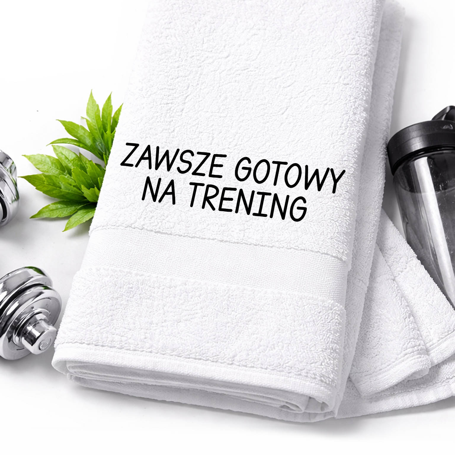 Zawsze gotowy na trening ręcznik fitness
