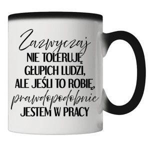 Zazwyczaj nie toleruję głupich ludzi