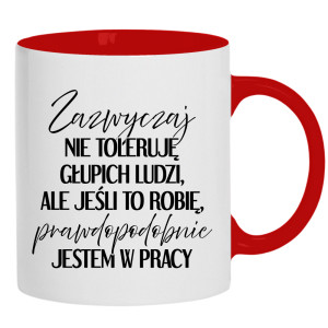 Zazwyczaj nie toleruję głupich ludzi