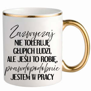 Zazwyczaj nie toleruję głupich ludzi