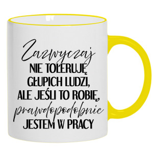 Zazwyczaj nie toleruję głupich ludzi