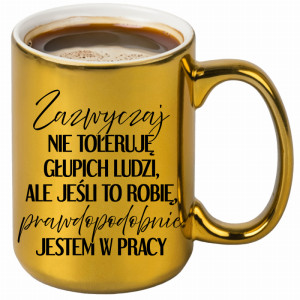 Zazwyczaj nie toleruję głupich ludzi