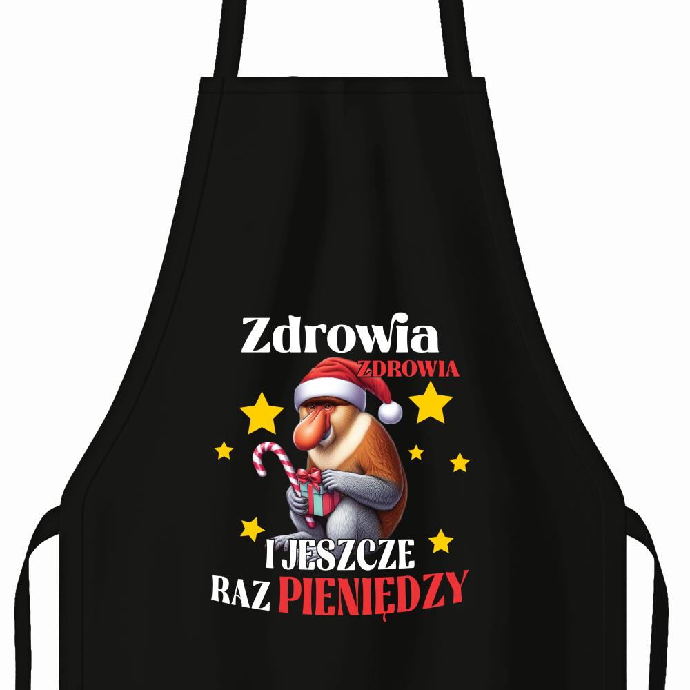 Zdrowia, Zdrowia i jeszcze raz pieniędzy fartuch kolor jasno zielony