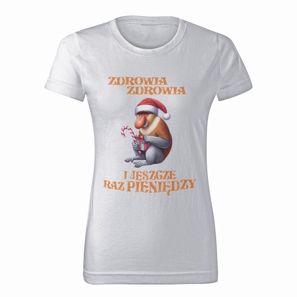 Zdrowia Zdrowia koszulka damska kolor biały