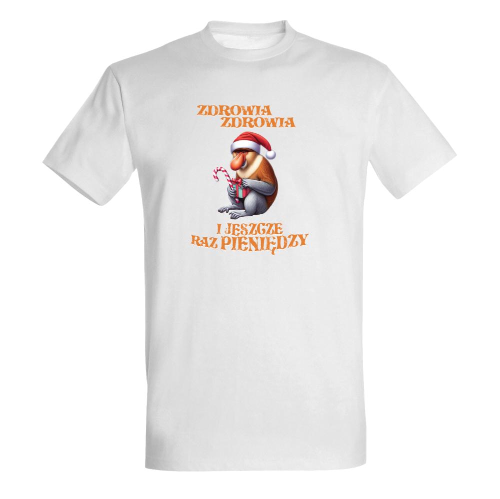 Zdrowia Zdrowia koszulka męska kolor biały