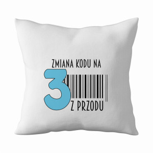 Zmiana kodu na 3 z przodu