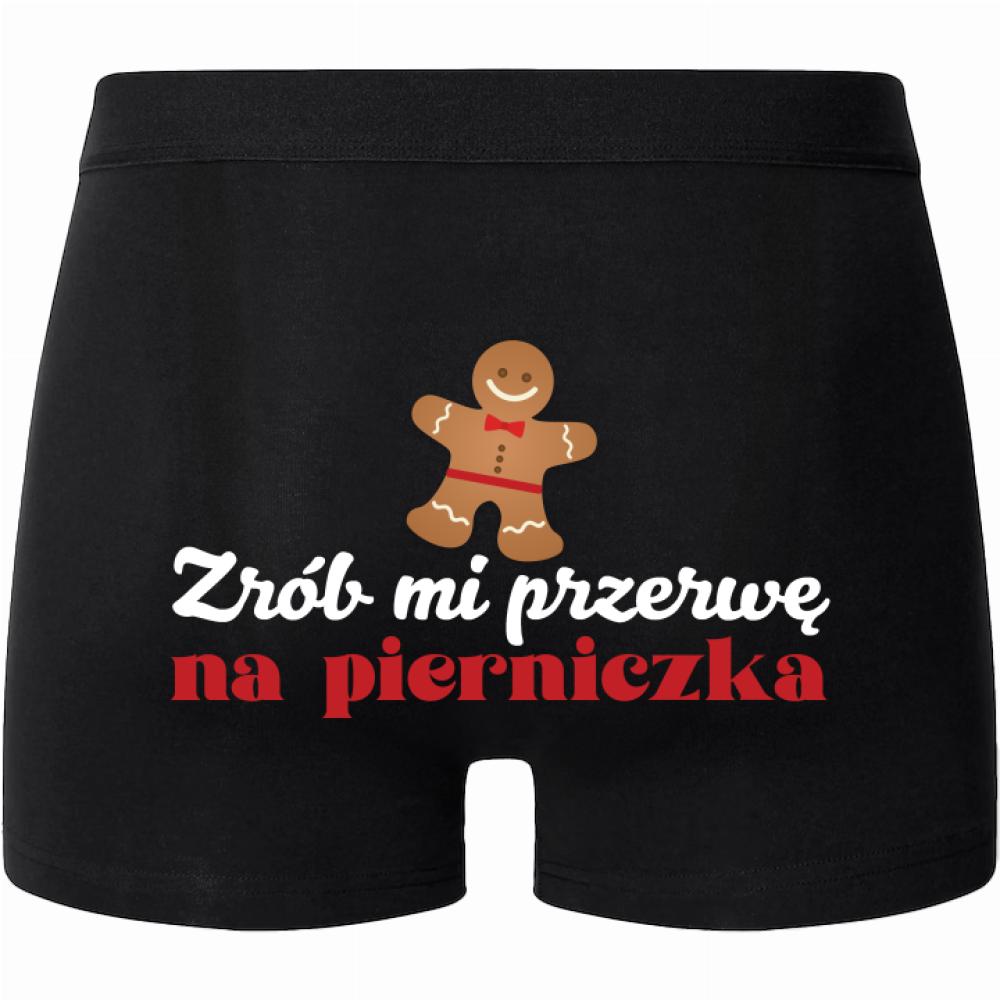 Zrób mi przerwę na pierniczka bokserki męskie