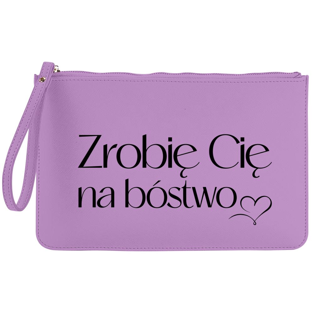 Zrobię Cię na bóstwo kosmetyczka kolor purpurowy