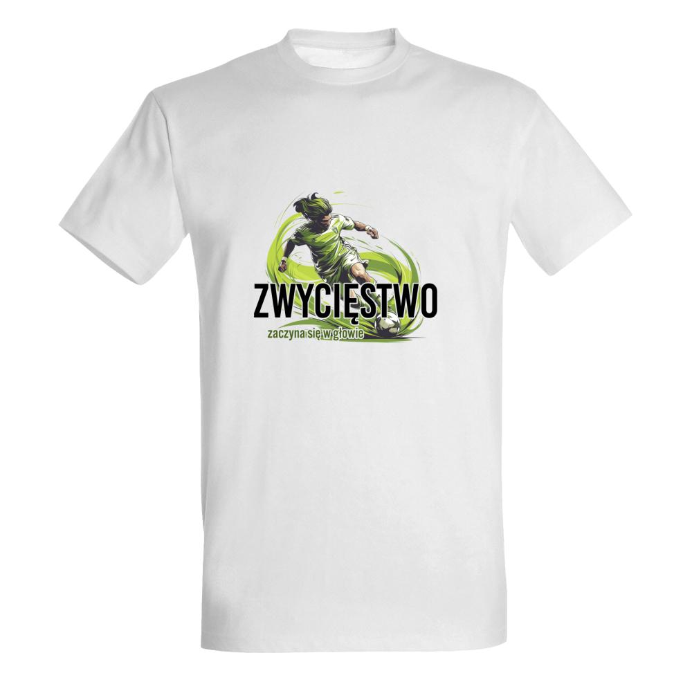 Zwycięstwo zaczyna się w głowie koszulka męska