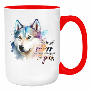 Życie jest piękniejsze gdy towarzyszem jest pies