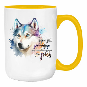 Życie jest piękniejsze gdy towarzyszem jest pies