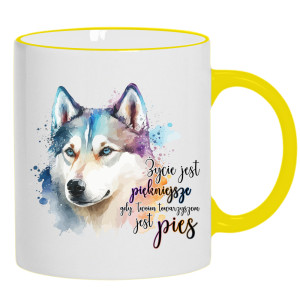 Życie jest piękniejsze gdy towarzyszem jest pies