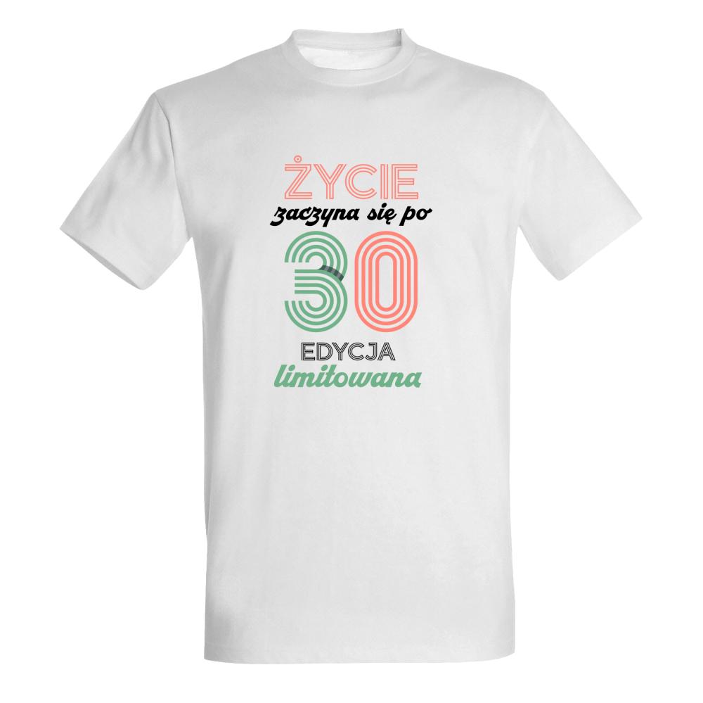 Życie Zaczyna Się Po 30 koszulka męska