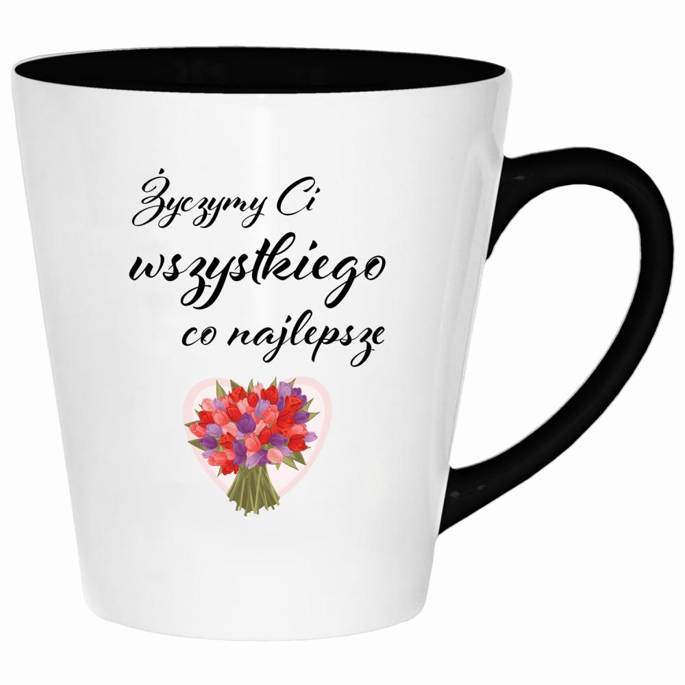 Życzymy Ci wszystkiego, co najlepsze kubek latte kolor zielony